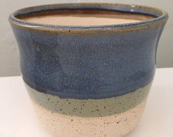 Blue planter, Handmade Planter, Blue pot, Succulent Planter, Ceramic Planter, Planter, Orchid Pot, Cactus Planter,Modern Planter