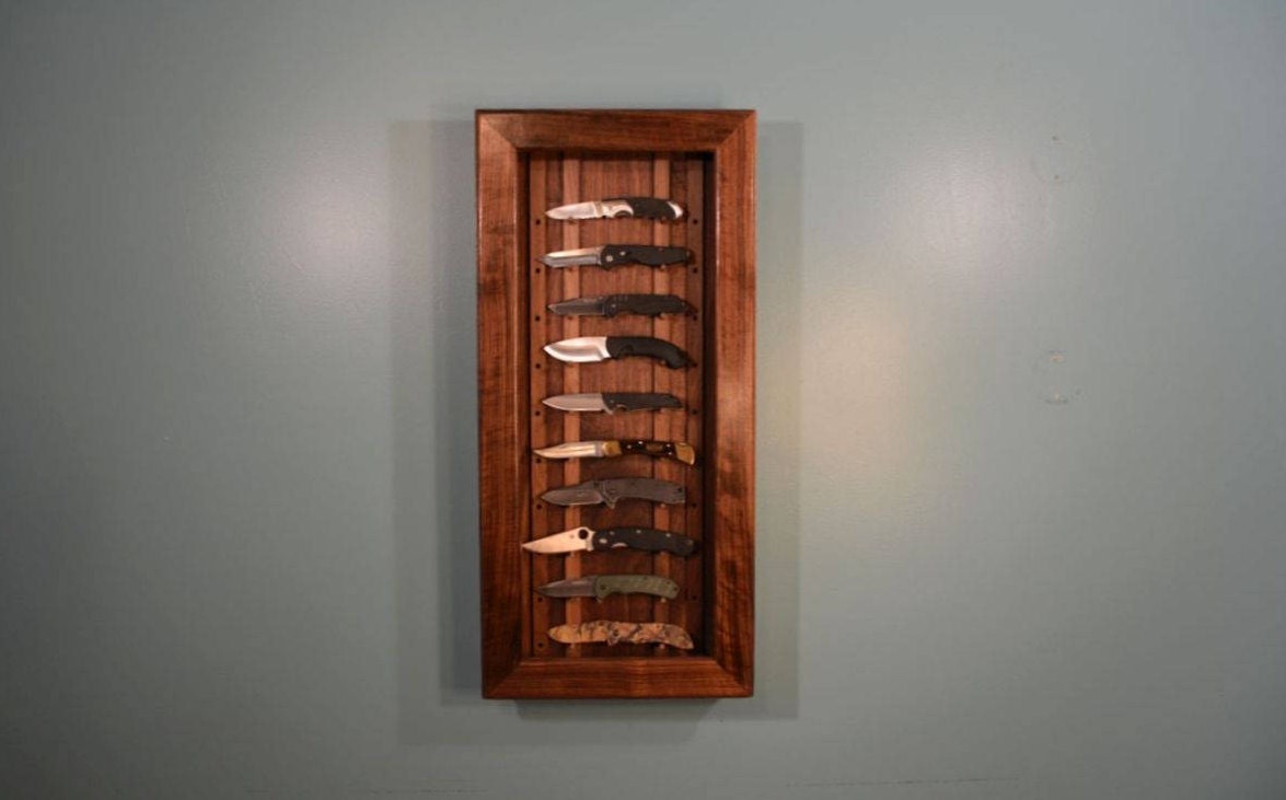 Knife Display Case Wall Mounted Display