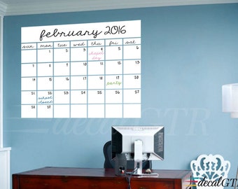 write in calendar