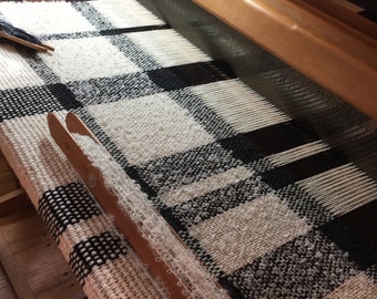Handwoven throw
