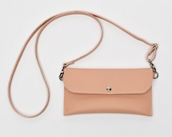 Pink Crossbody Bag/Phone Case