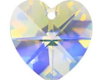 Swarovski 6228 18mm Heart - Crystal AB