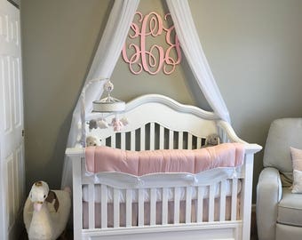 Painted Nursery Wall Monogram - Monogram Wall Hanging - Wooden Initials - Wall Letters - Monogram Decor - Bedroom Wall Hanging