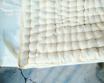Organic duvet / organic comforter / organic quilt - handmade quilt