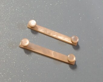Mother-of-pearl Pins - vintage dress brooch