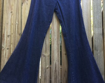 Vintage 70's original bellbottom hiphugger jeans