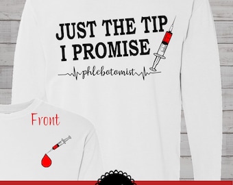 Phlebotomist Phlebotomy Laboratory Technician Monogrammed Customized Shirt Personalized Comfort Colors