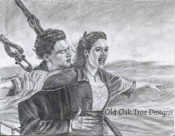 items similar to leonardo dicaprio and kate winslet original drawing jack and rose in titanicwall decor art celebrity art pencil drawing - Dessin Titanic items similar to leonardo dicaprio and kate winslet original drawing jack and rose in titanicwall decor art celebrity art pencil drawing - Dessin Titanic