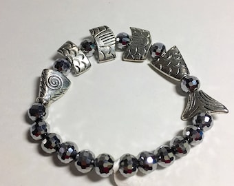 Greek worry fish bracelet
