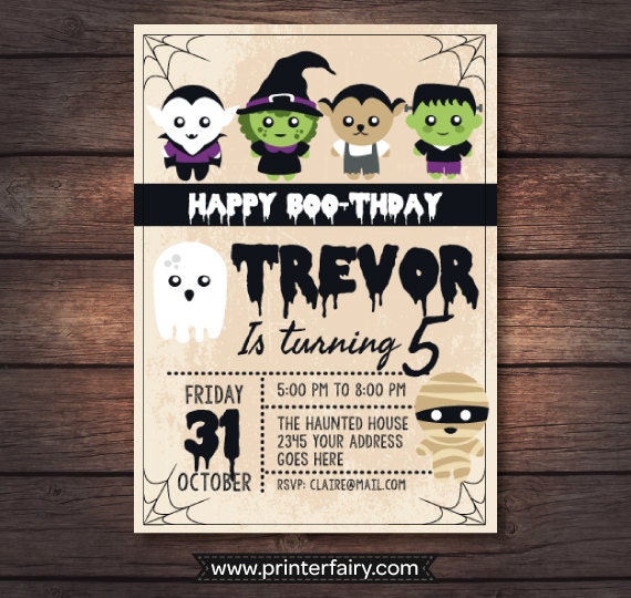 halloween party invites