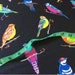 Echino birds cotton/linen blend fabric