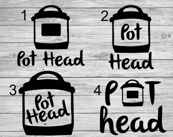 Download Pot head decal | Etsy