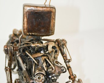 This unique sculpture represents the controller of human minds is anything with a screen. His name '' Mind Controller ''