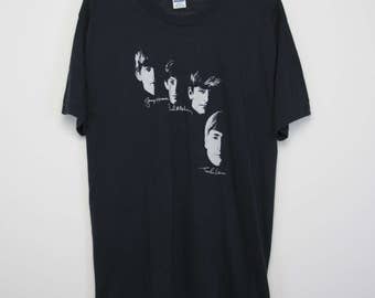 Beatles Shirt Vintage shirt 1980s John Lennon Paul McCartney George Harrison Ringo Starr Boys From Liverpool English Rock band icons 80s