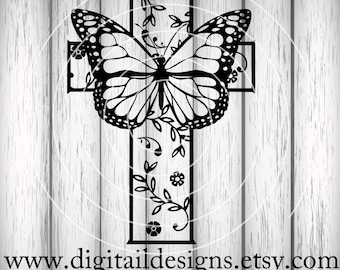 Free Free 147 Butterfly Cross Svg SVG PNG EPS DXF File