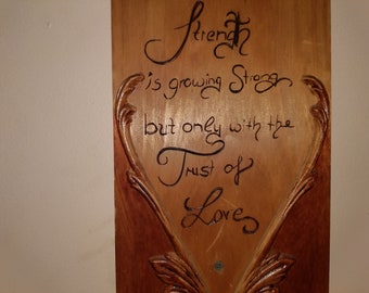 Hand made wood work