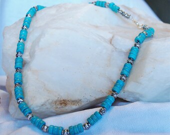 Turquoise and Silver Strand