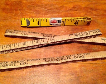 Vintage Paper/Canvas Measuring Tapes