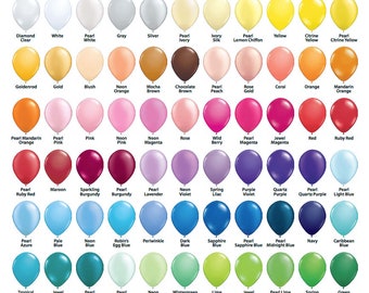 5" Solid Colors Biodegradable Latex Balloon Small Latex Balloons Tiny Balloons Little Round Balloons 10 | 25 Pack