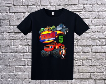 Blaze Birthday Shirt, Blaze Birthday T-Shirt, Blaze Name Age, Custom Blaze Shirt, Personalized Blaze Apparel, Blaze Birthday Party
