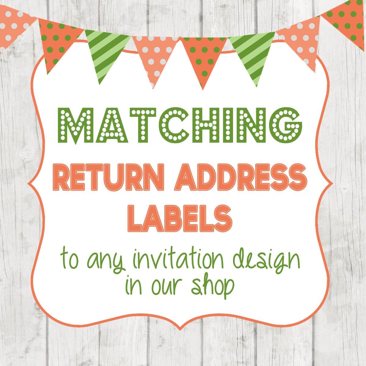 Do you put return address labels on wedding invitations