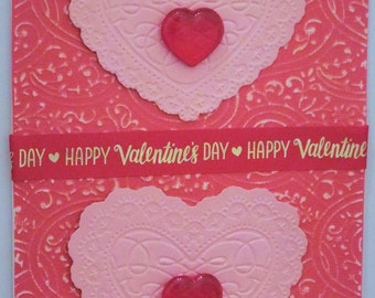 Two Hearts Valentine Card