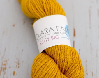 Rosy Big ekologisk merino Solgul