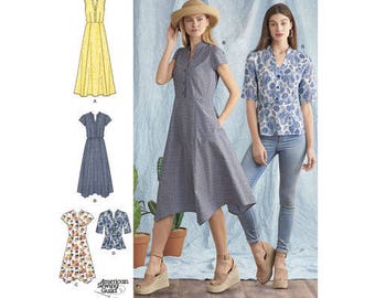 Simplicity Pattern 8384 Misses' Dress with Length Variations and Top