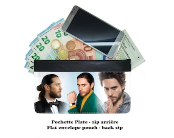 Zip envelope pouch - jared leto - 01-01