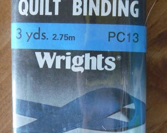 Wrights Black Double Fold Quilt Binding