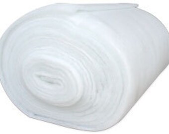 Natural Polyester Batting Sold by the yard 54 inches wide - must buy at least two yards