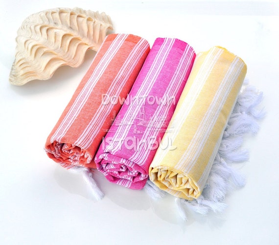 Wrap Towel Bath Set of 3 Turkish Bath Towel Throw Blanket