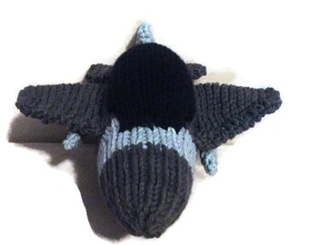 Made to order: Hand knit F-16 Falcon
