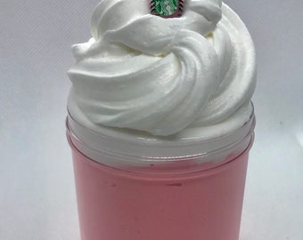 Starbucks slime, Butter slime, Unicorn Frappucino Slime, Starbucks butter slime