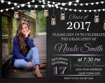 photo invitations graduation