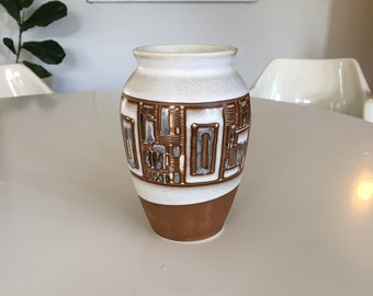 Lapid Pottery Works Vintage Midcentury Vase Made in Israel
