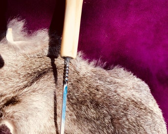 Forged Birdcage Leather Awl