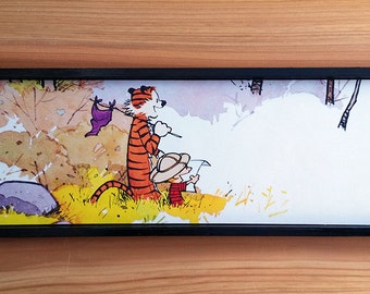 Calvin and Hobbes Explorers Print - NO FRAME - Devinethemis