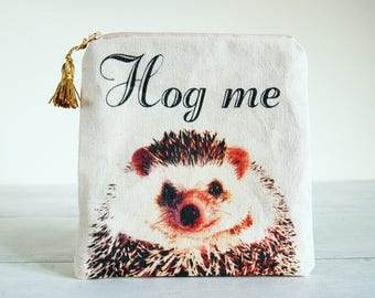 Hedgehog small pouch,Hedgehog coin case,Hedgehog coin pouch,Hedgehog zip pouch,Hedgehog Purse,Hedgehog gift,Hedgehog stuff, Mothers day gift