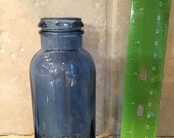 Cobalt Blue Emerson Drug Co. Bottle, 5" tall, Bromo-Seltzer Bottle
