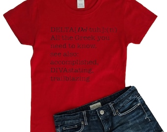 Delta Sigma Theta T-Shirt Delta definition