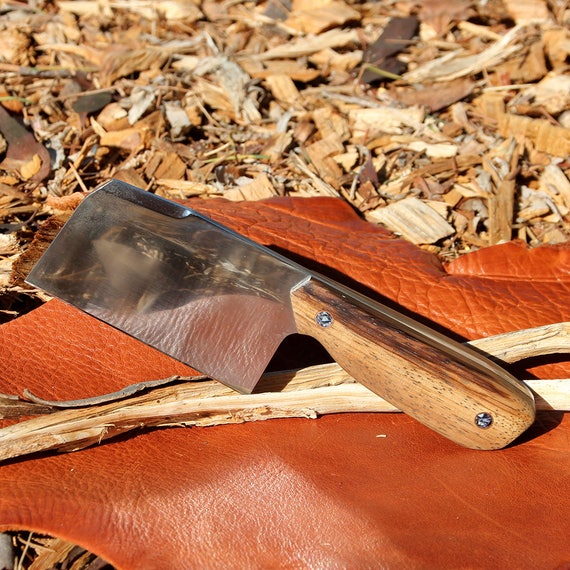 MiniCleaver w/ Custom Leather Sheath