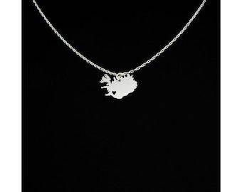 Iceland Necklace - Iceland Jewelry - Iceland Gift