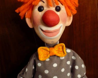 Clown, puppet, puppet show, collectible