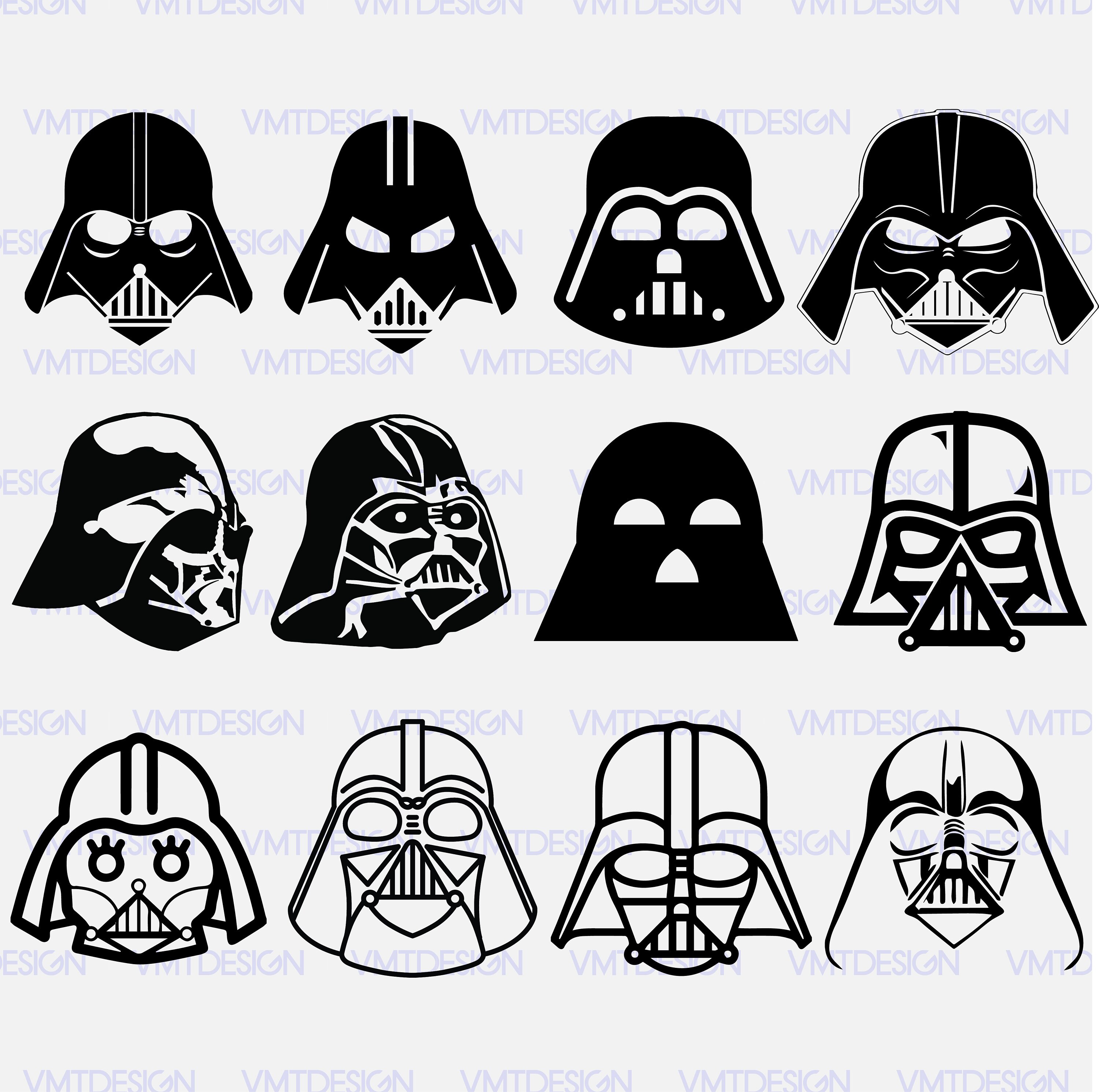 Download Darth Vader svg Darth Vader vector Darth Vader Silhouette