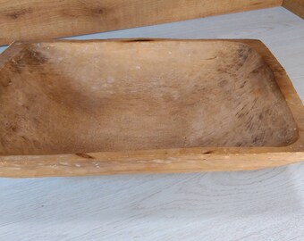 Vintage wooden bowl, Old wooden bowl, Antique wooden bowl, Bowl cup for dough "Noshtva", Wooden country decor, Rustic wooden dough bowl