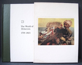 The World of Delacroix Art Book 1st Printing