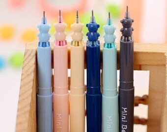 Mini bear gel pen 0.5mm black ink