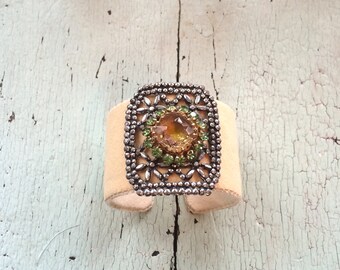Pale Yellow Adjustable Cuff