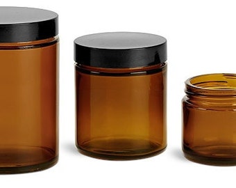 amber glass jars jar bulk butter body items